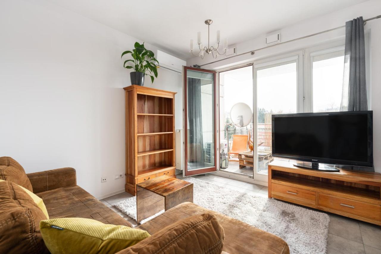 Superapart Wilanowska Apt 20 "Pet-Friendly 1Br Home With Patio Varsó Kültér fotó